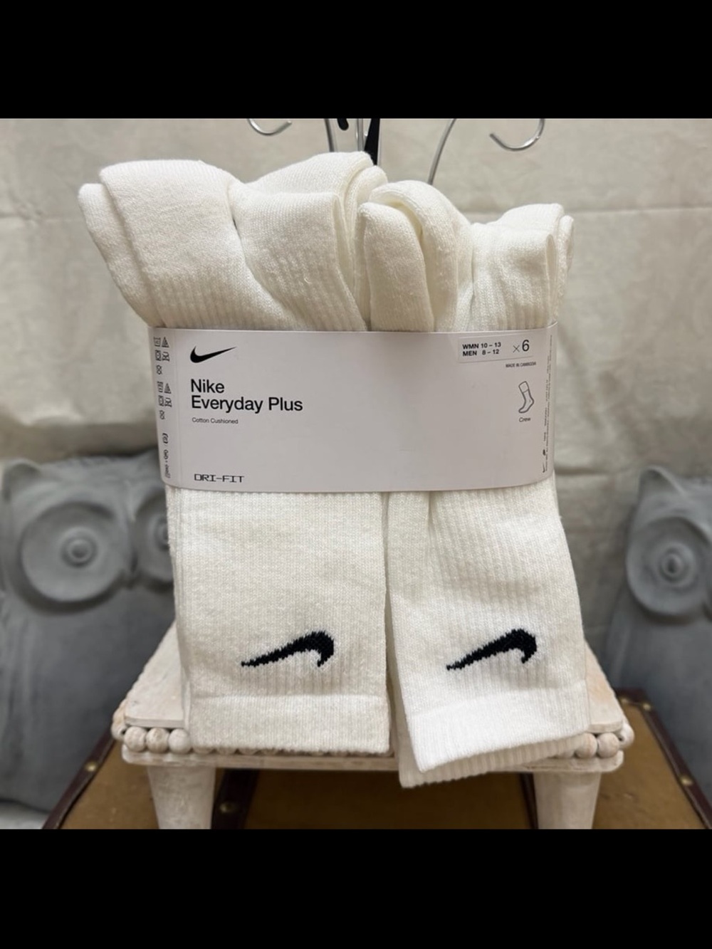 ⚡️⭐️Nike Everyday Plus Cotton Cushioned Socks - L